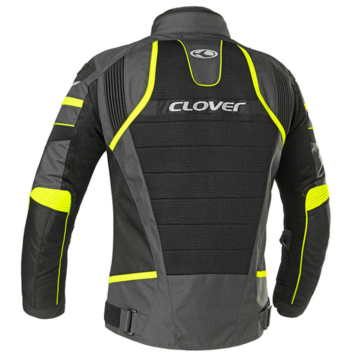 CHAMARRA CLOVER RAINJET 2 WP NEGRO/GRIS/AMARILLO