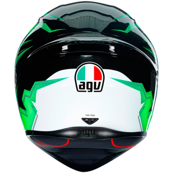 CASCO AGV K1 KRIPTON NEGRO/VERDE