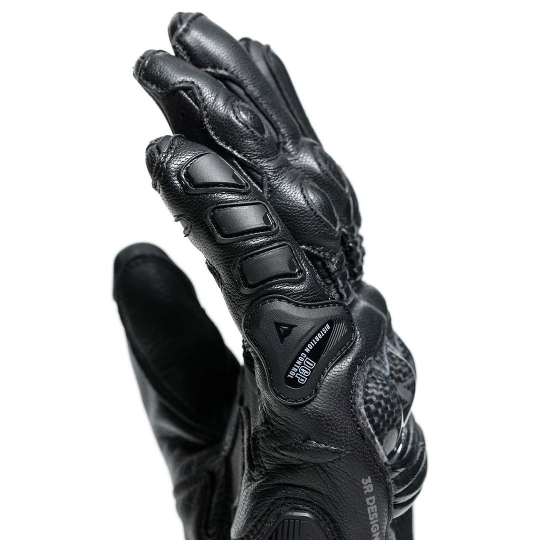 GUANTES DE PIEL DAINESE DRUID 3 LARGOS NEGRO