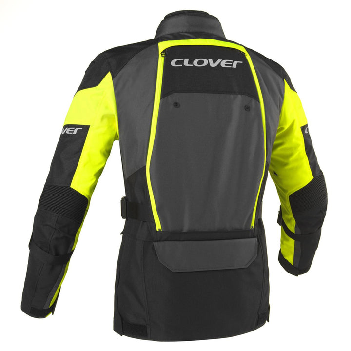 CHAMARRA CLOVER DAKAR-2 WP NEGRO/AMARILLO