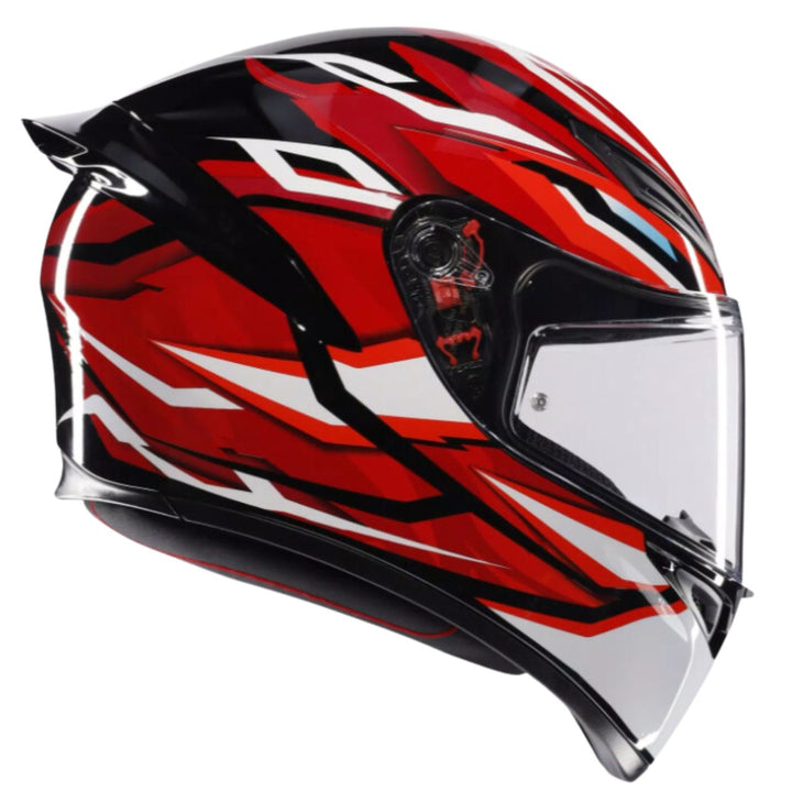 CASCO AGV K1 S LION NEGRO/ROJO/BLANCO