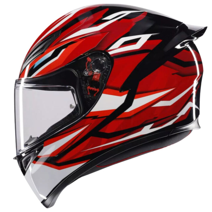 CASCO AGV K1 S LION NEGRO/ROJO/BLANCO