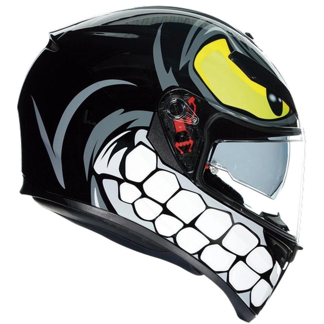 CASCO AGV K-3 ANGRY NEGRO CON PLK