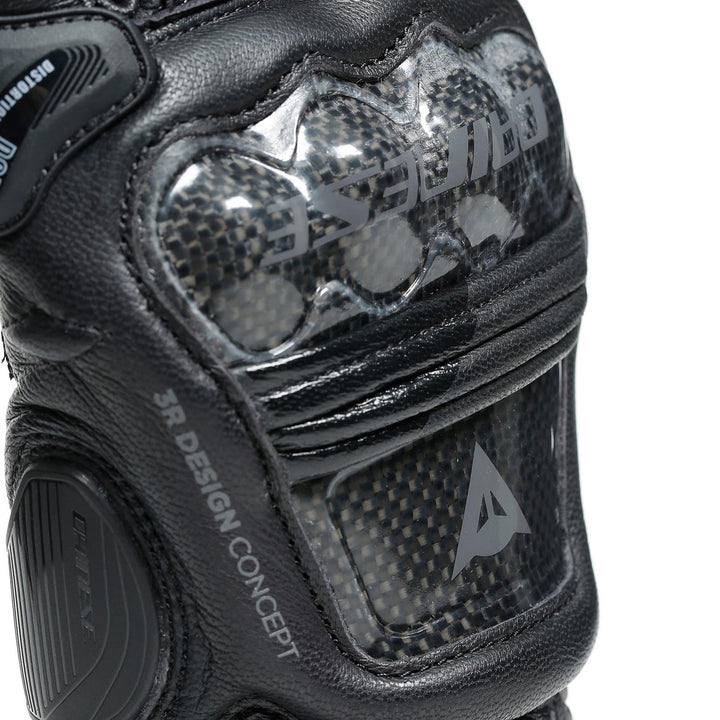 GUANTES DE PIEL DAINESE DRUID 3 LARGOS NEGRO