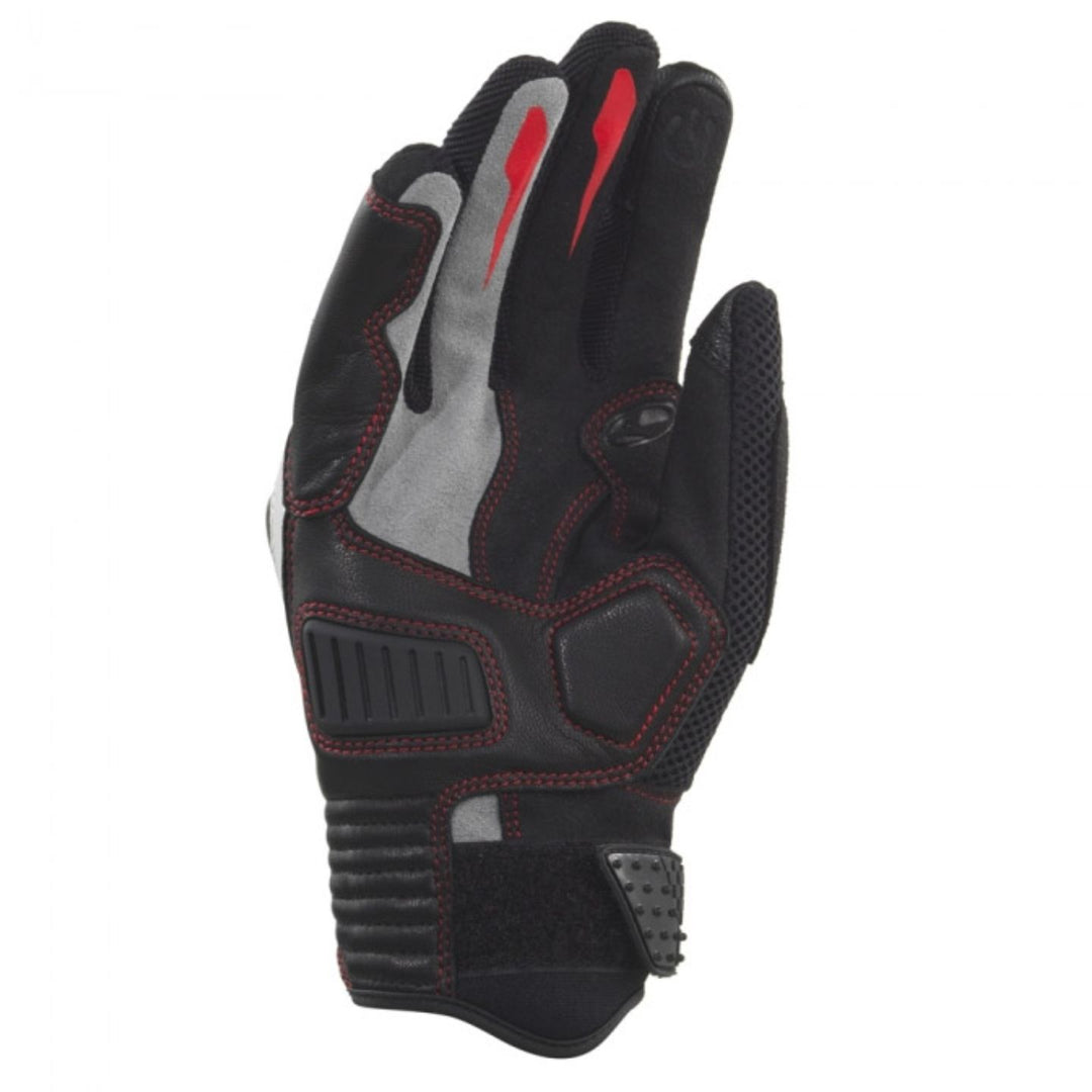 GUANTES DE PIEL CLOVER RAPTOR 3 NEGRO/ROJO/BLANCO