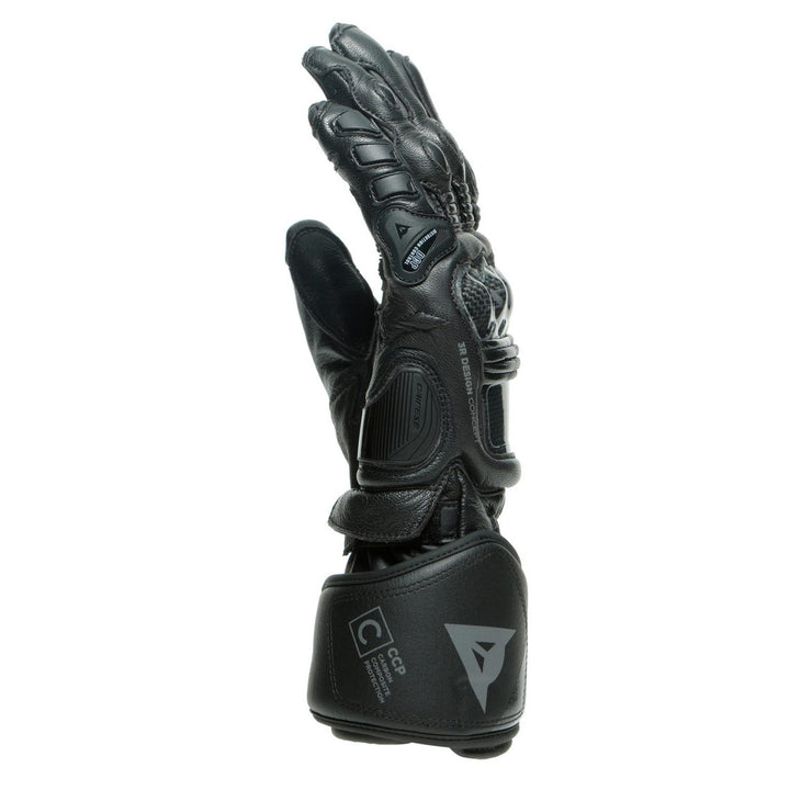 GUANTES DE PIEL DAINESE DRUID 3 LARGOS NEGRO