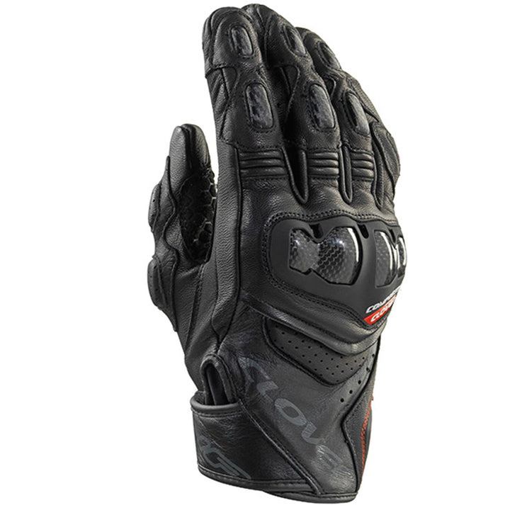 GUANTES DE PIEL CLOVER RSC 4 NEGROS