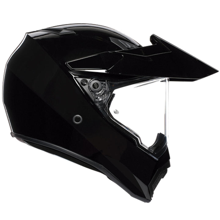 CASCO AGV AX-9 NEGRO CON PLK