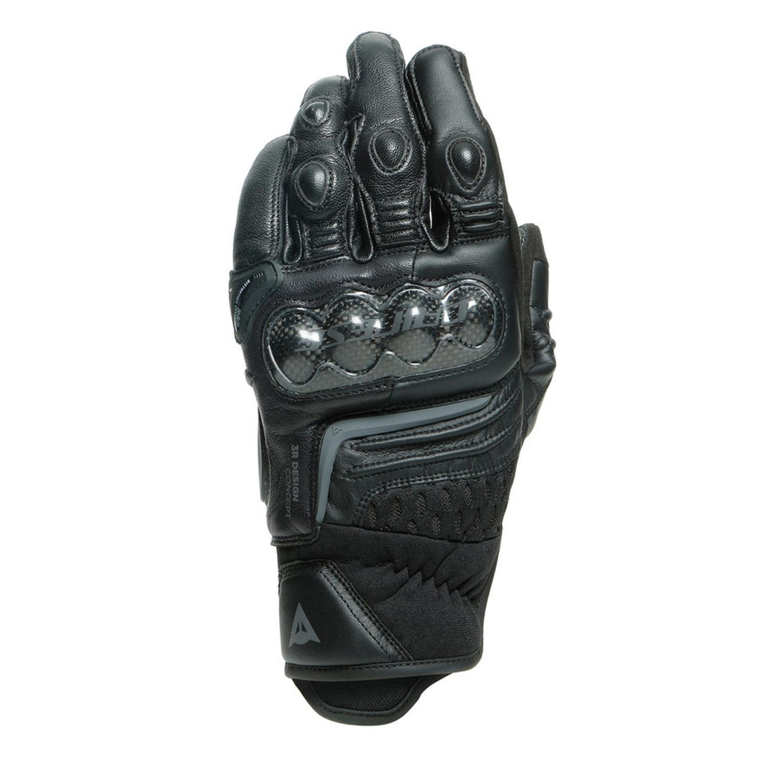 GUANTES DE PIEL DAINESE CARBON 3 CORTOS NEGROS