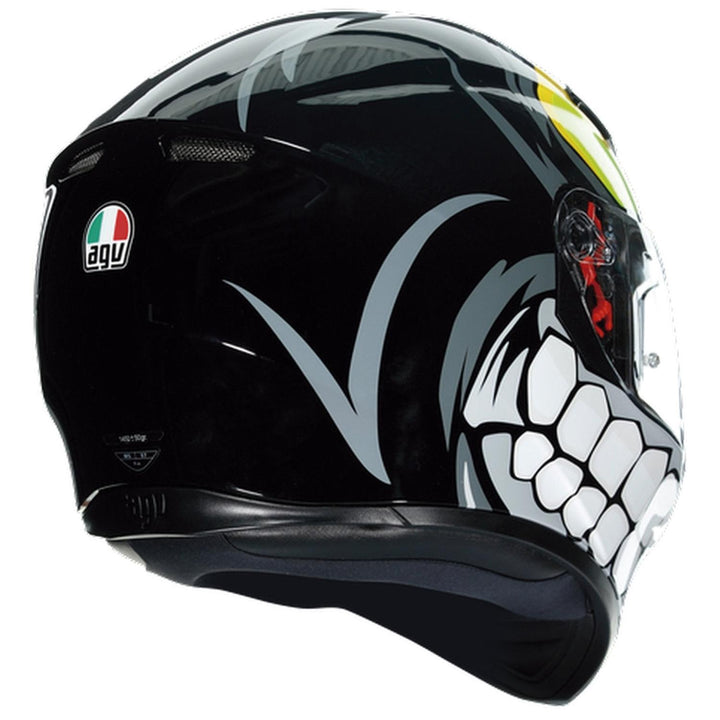 CASCO AGV K-3 ANGRY NEGRO CON PLK