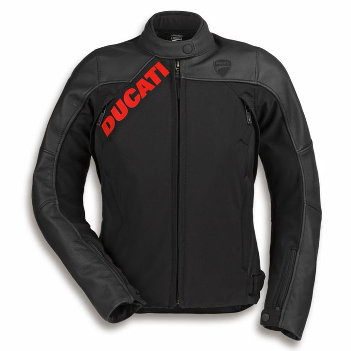 CHAMARRA DE PIEL DUCATI LOGO C1 PARA DAMA
