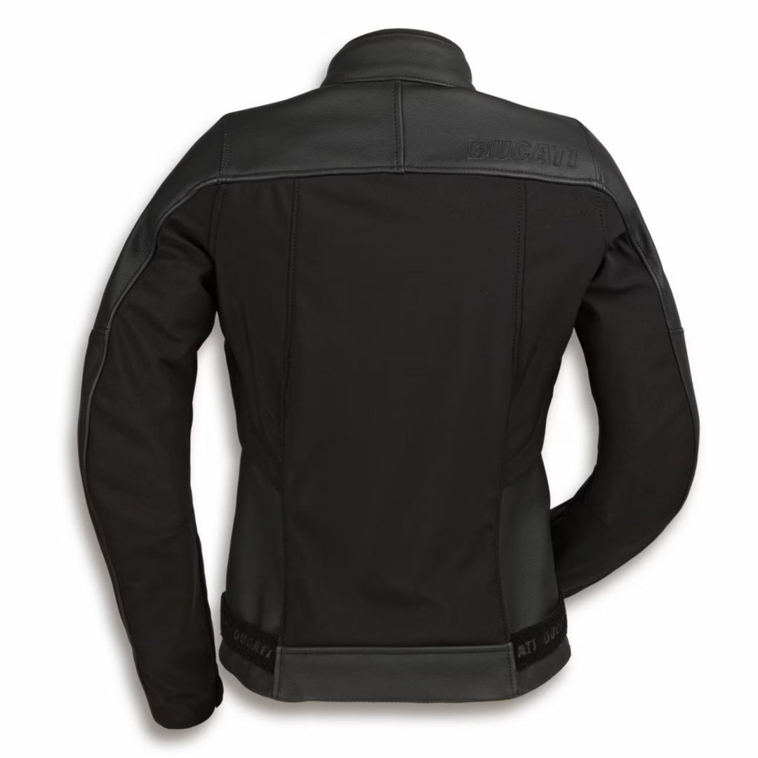 CHAMARRA DE PIEL DUCATI LOGO C1 PARA DAMA