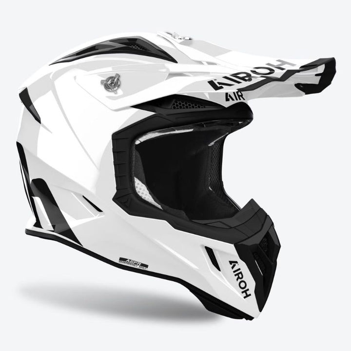 CASCO AIROH AVIATOR ACE 2 BLANCO BRILLANTE