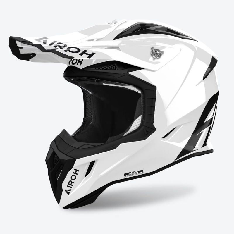 CASCO AIROH AVIATOR ACE 2 BLANCO BRILLANTE