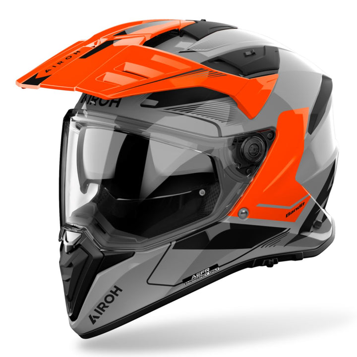 CASCO AIROH BANDIT TUNE NARANJA/GRIS