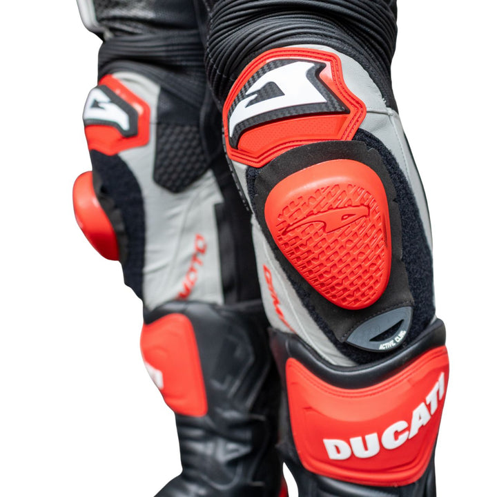 TRAJE DE PIEL GIMOTO LTD RACE AIR NEGRO/GRIS/ROJO
