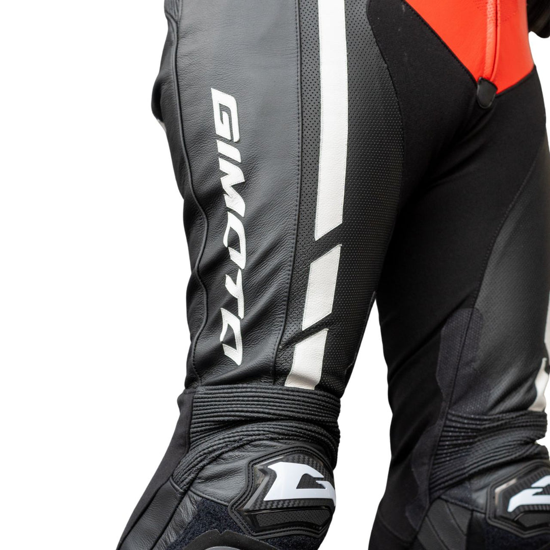 TRAJE DE PIEL GIMOTO MUGELLO AIR ROJO/NEGRO