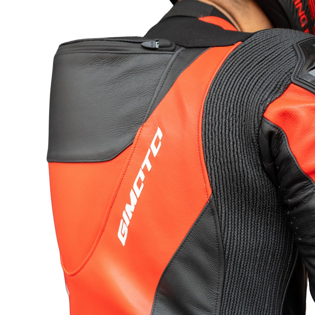 TRAJE DE PIEL GIMOTO MUGELLO AIR ROJO/NEGRO
