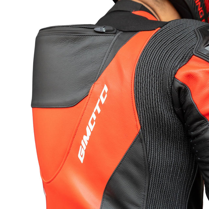 TRAJE DE PIEL GIMOTO MUGELLO AIR ROJO/NEGRO
