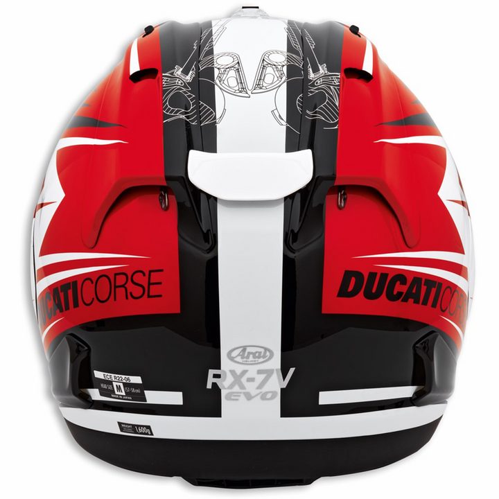 CASCO DUCATI CORSE ARAI RX-7V EVO