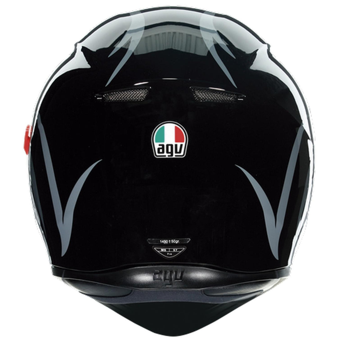 CASCO AGV K-3 ANGRY NEGRO CON PLK