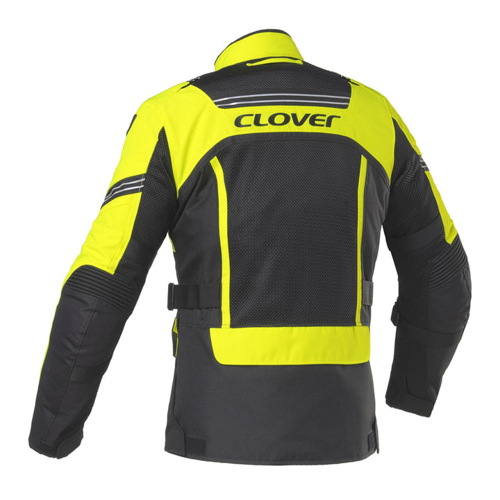 CHAMARRA CLOVER VENTOURING 3 PARA DAMA NEGRO/AMARILLO