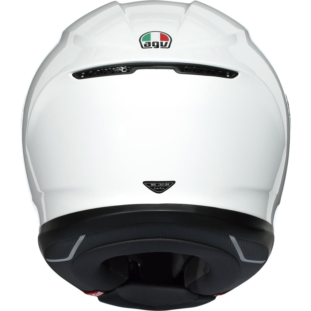 CASCO AGV K-6 BLANCO CON PLK