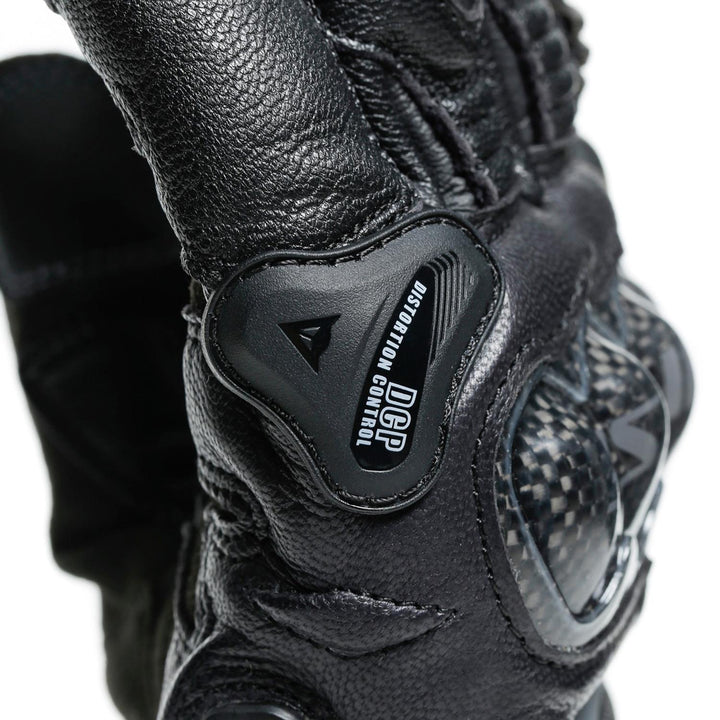 GUANTES DE PIEL DAINESE CARBON 3 CORTOS NEGROS