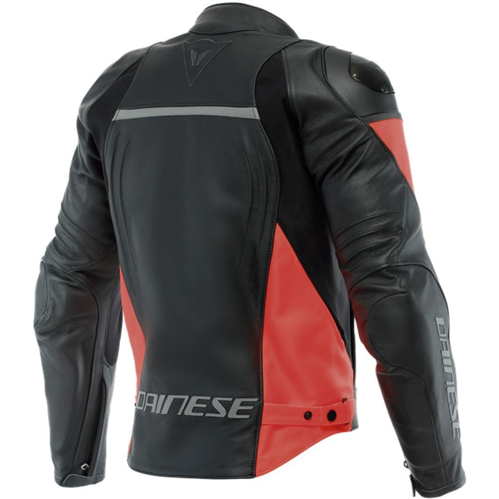 CHAMARRA DE PIEL DAINESE RACING 4 NEGRO/ROJO