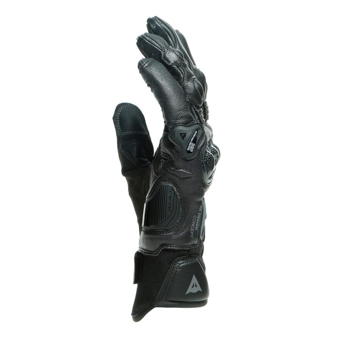 GUANTES DE PIEL DAINESE CARBON 3 CORTOS NEGROS