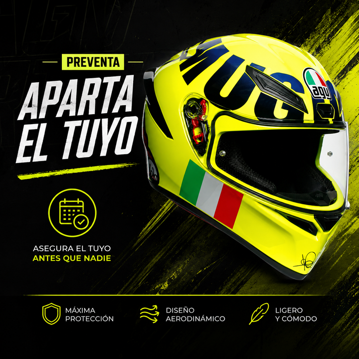 CASCO AGV K1 ROSSI MUGELLO 2016