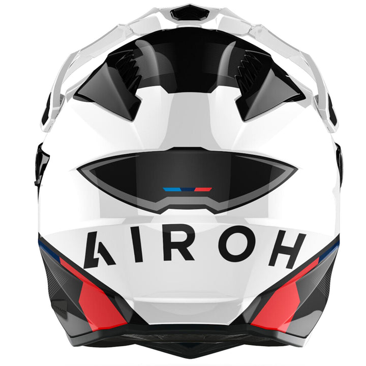 CASCO AIROH COMMANDER FACTOR BLANCO BRILLANTE